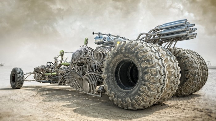 Mad Max Fury Road car in desert