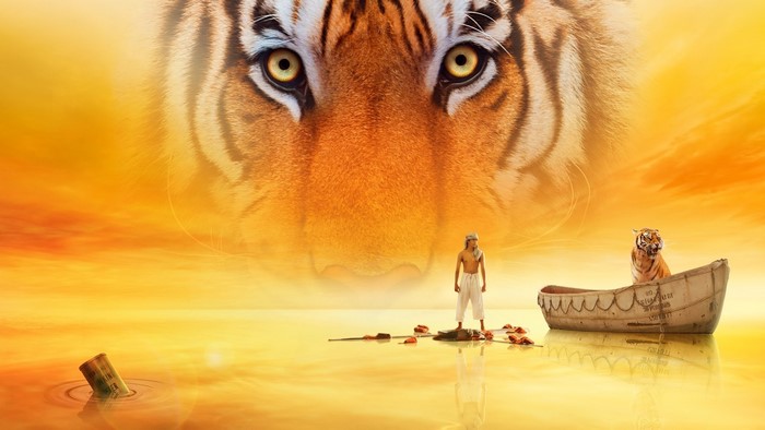 Life of Pi: Tiger and Boy in a Boat