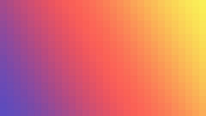 Purple, Pink, Orange, and Yellow Gradient Grid