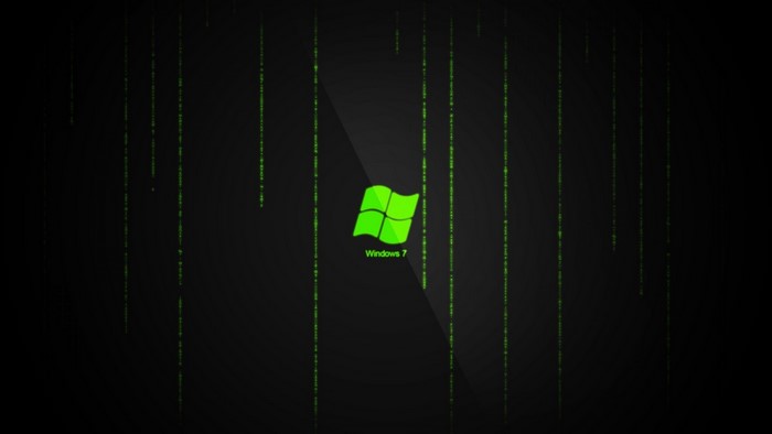 Windows 7 Matrix Wallpaper