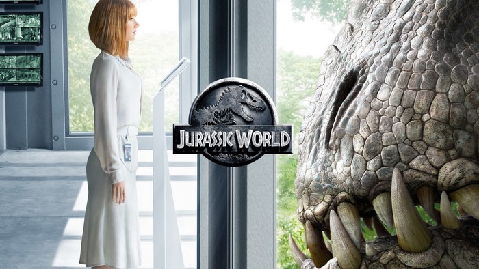 Claire Dearing and Indominus Rex from Jurassic World