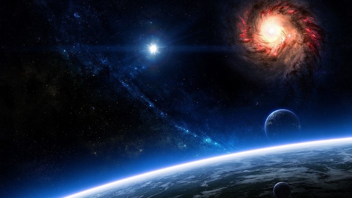 Galaxy and Planets in Deep Space