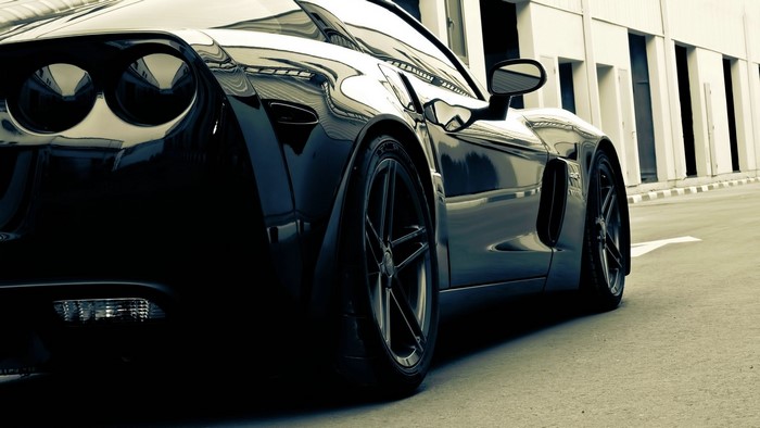 Black Chevrolet Corvette Z06