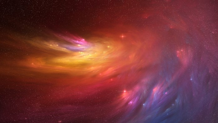 Space Nebula with Stars