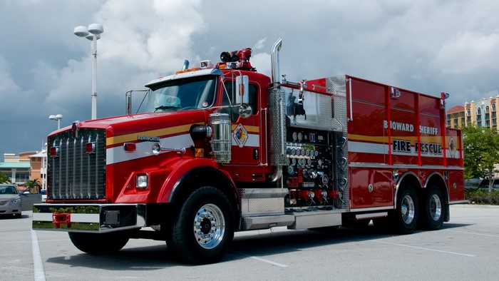 4K Kenworth Fire Rescue Truck