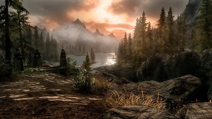 The Elder Scrolls V: Skyrim landscape