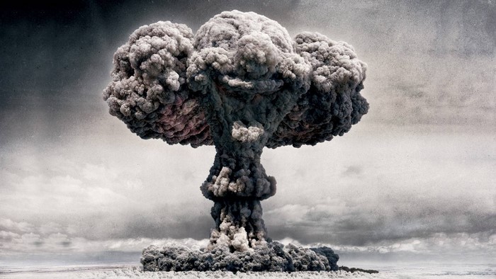 Nuclear explosion mushroom cloud