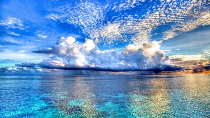 Blue Planet Ocean and Sky