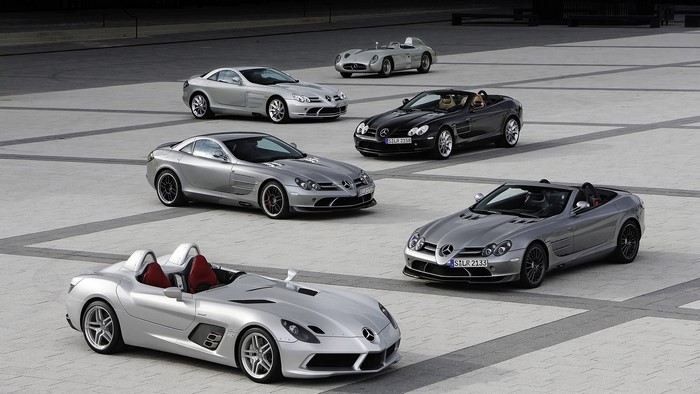Mercedes-Benz SLR McLaren sports cars