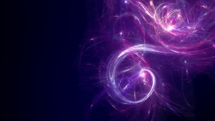 Abstract Purple Light Swirls