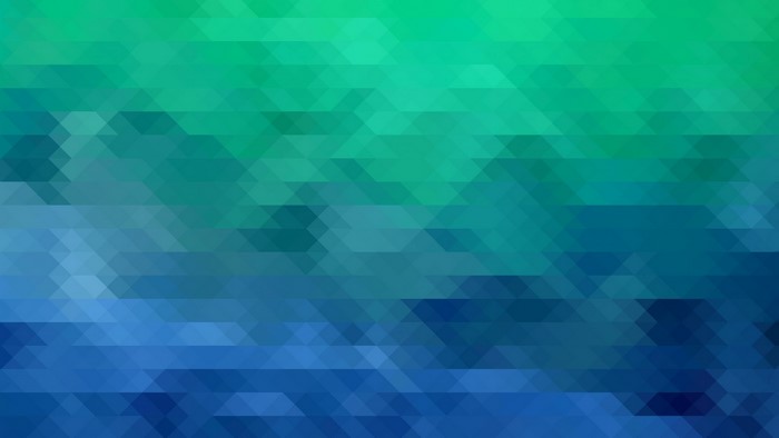 Abstract Blue Green Geometric Pattern