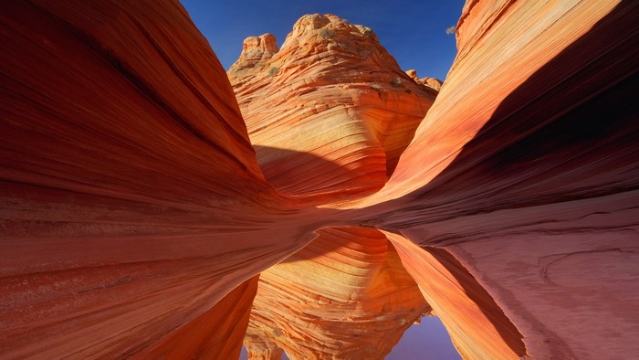 The Wave sandstone formation in Arizona
