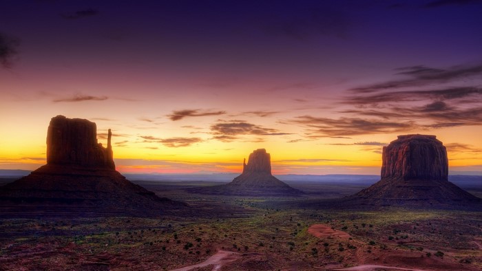 Monument Valley at sunset