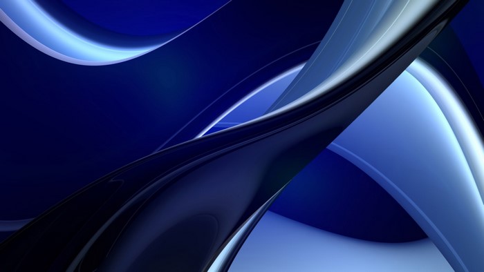 Abstract Blue Ribbons