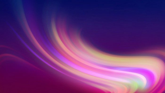 Abstract Aurora Light Streaks