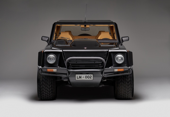 Black Lamborghini LM002 SUV
