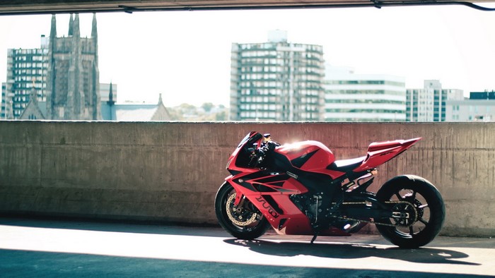 Red Honda Sport Bike