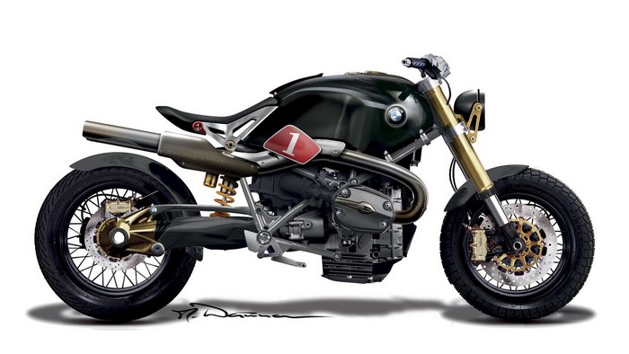 BMW R nineT custom motorcycle