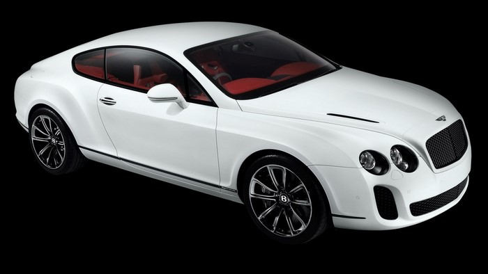 White Bentley Continental Supersports