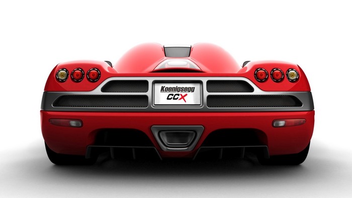 Koenigsegg CCX Supercar Rear View