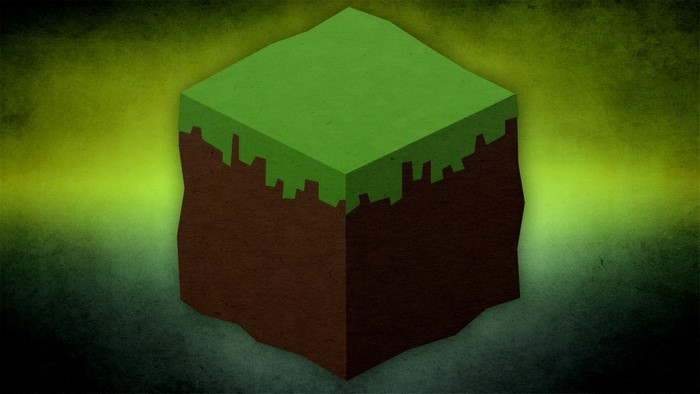 Minecraft grass and dirt block