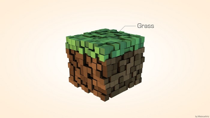 Minecraft grass block