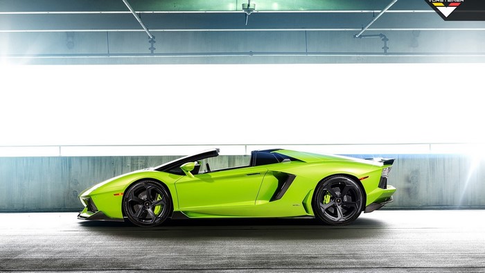 Lamborghini Aventador V Verde Ithaca Roadster