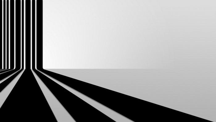 Monochrome 3D Lines Perspective