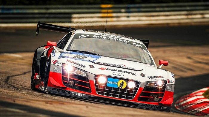 Audi R8 LMS GT3 racing car