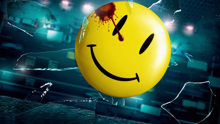 Watchmen Smiley Face with Blood Splatter