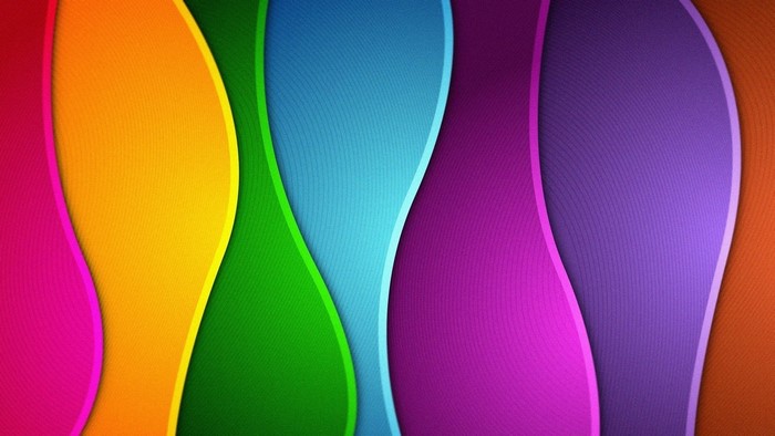 Abstract Colorful Waves