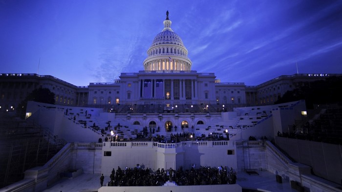 US Capitol Building at Dusk