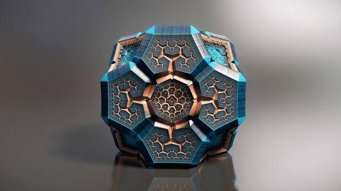 3D fractal geometric artifact