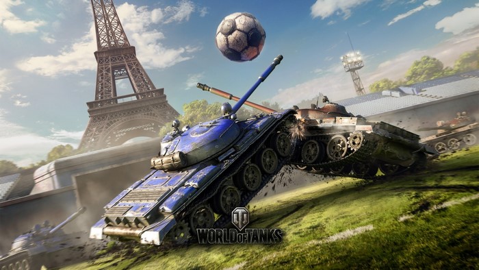 World of Tanks Football Event with Eiffel Tower