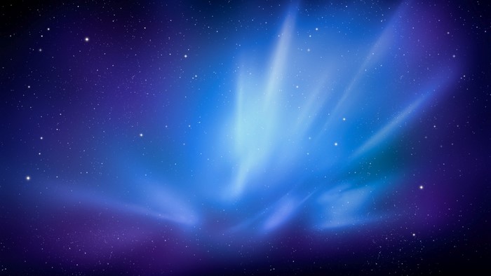 Aurora Borealis in a Starry Night Sky