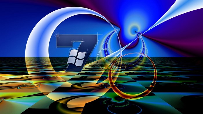 Windows 7 Abstract Digital Art Surreal Scene