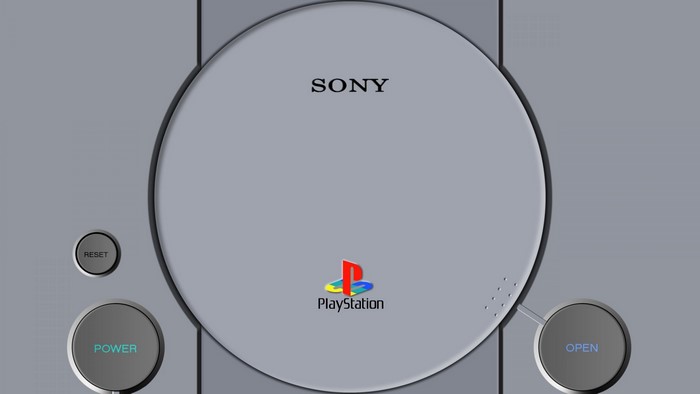 Sony PlayStation console front view