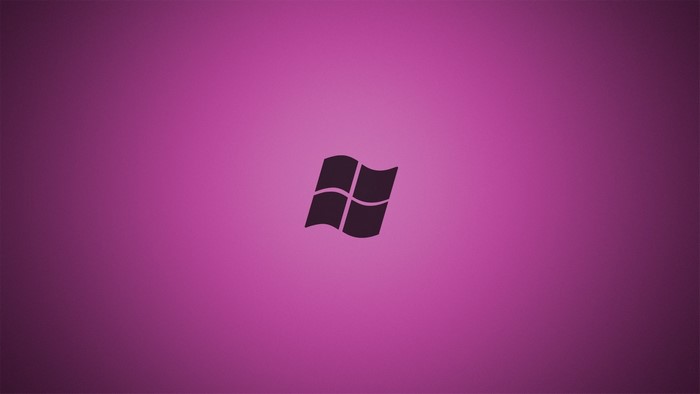Windows Logo on Purple Gradient
