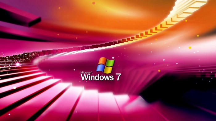Microsoft Windows 7 Abstract Wallpaper