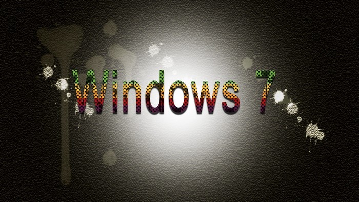Windows 7 Grunge Logo