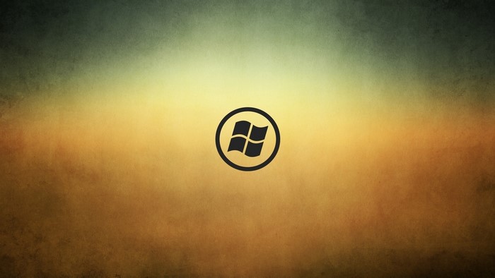 Microsoft Windows logo on a textured background