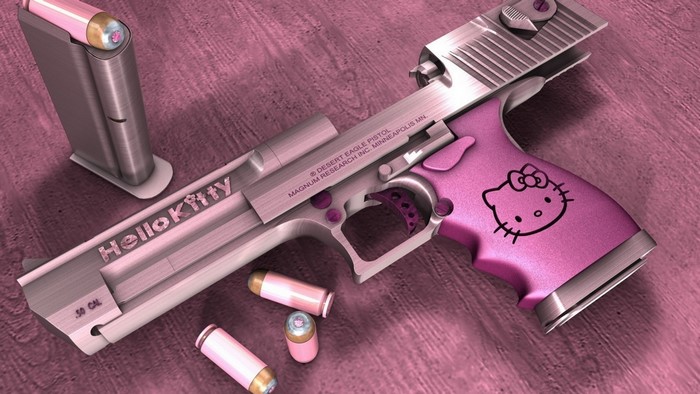 Hello Kitty Desert Eagle Pistol