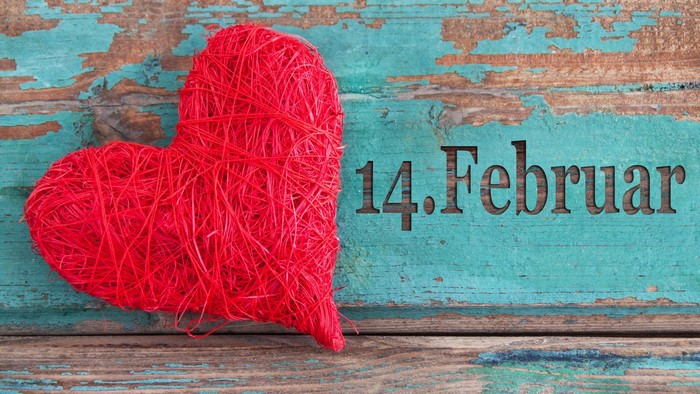 14. Februar Valentine's Day Heart