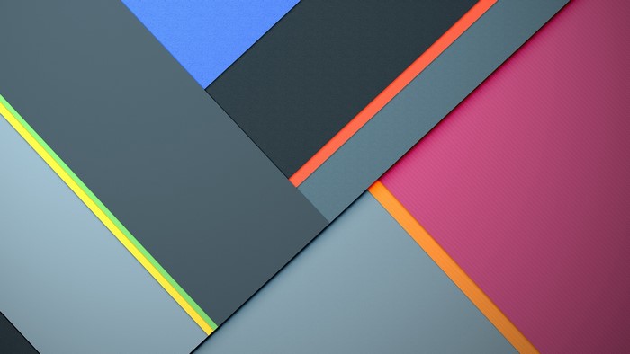 Material Design Color Stripes