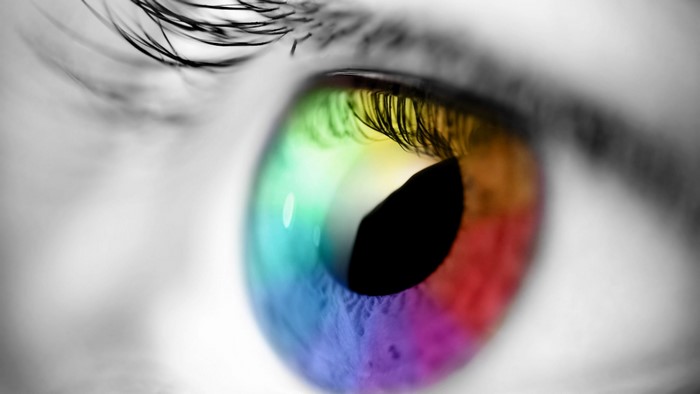 Spectrum Eye Close-up