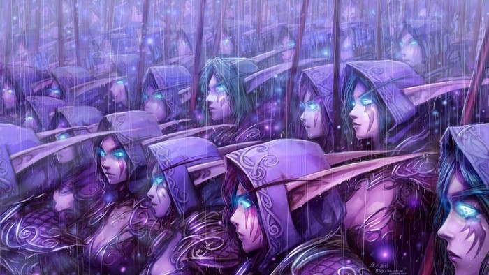 Army of Elves from World of Warcraft