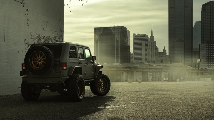 Dark City Jeep Wrangler