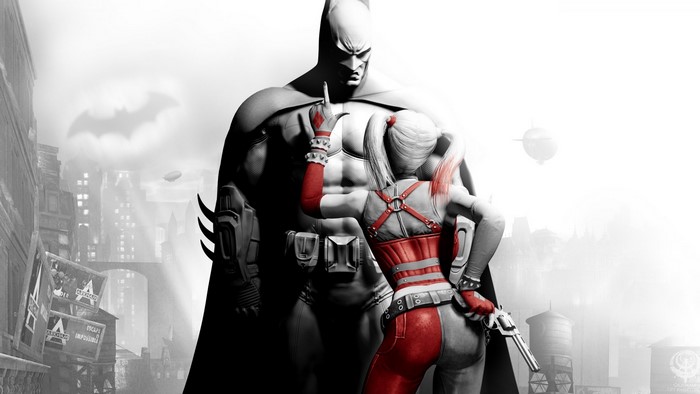 Batman and Harley Quinn from Batman: Arkham City