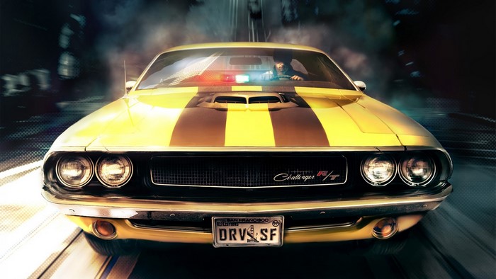 Yellow Dodge Challenger R/T from Driver: San Francisco