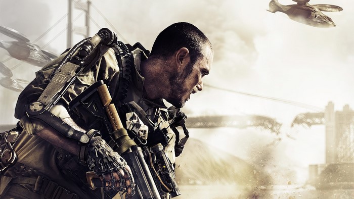 Soldier with exoskeleton from Call of Duty Advanced Warfare